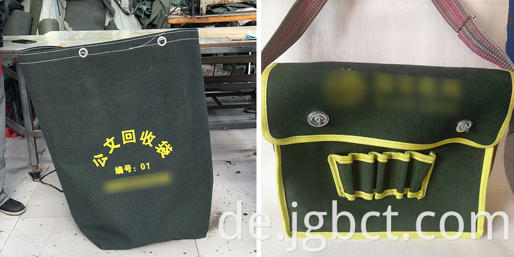 Cotton canvas tool bag can be customized